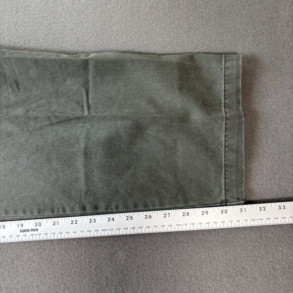 VINTAGE Bugle Boy Pants Men’s 36 Green Baggy Cargo Skater Grunge Y2K Relaxed 90s - Picture 8 of 16